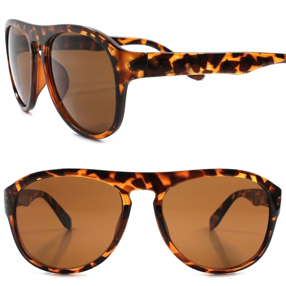 Classic Vintage Retro Fashion Urban Indie Look Mens Womens Tortoise Sunglasses